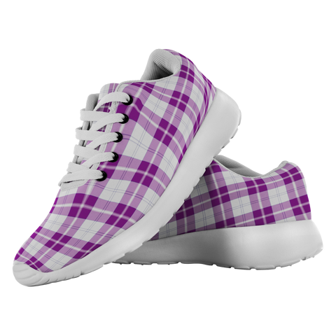 Image of ScottishShop Tartan Sneakers Dunlop Dress Scotland Tartan Running Shoes - shirtskishirt