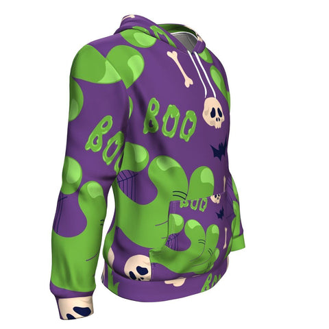 Image of Hand Monsters Boo Halloween Hoodie Over Print - shirtskishirt