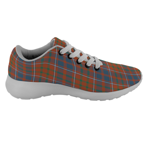 Image of ScottishShop Tartan Sneakers Cameron Of Lochiel Ancient Scotland Tartan Running Shoes - shirtskishirt