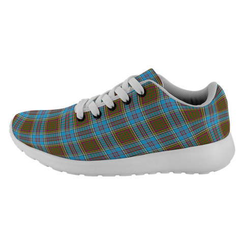 Image of ScottishShop Tartan Sneakers Anderson Scotland Running Shoes - shirtskishirt