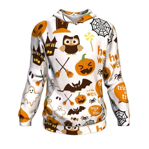 Image of Party Happy Halloween Hoodie Over Print - shirtskishirt