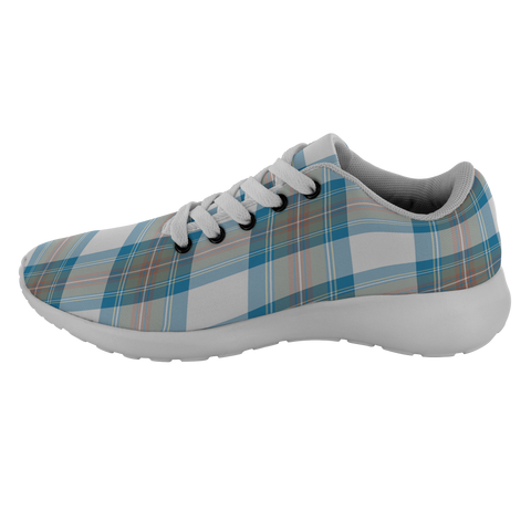 Image of Tartan Sneakers - Stewart Muted Scotland | Unisex Tartan Running Shoes | Sneakers Men & Women Tartan Shoes