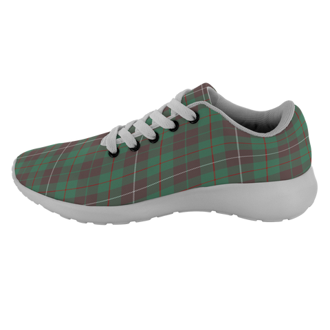 Image of Tartan Sneakers - MacKinnon Hunting Ancient Scotland | Unisex Tartan Running Shoes | Sneakers Men & Women Tartan Shoes