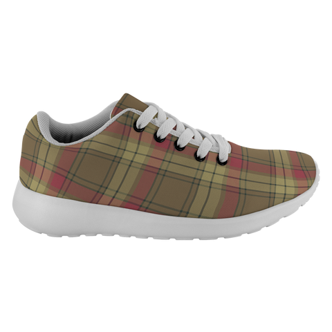 Image of Tartan Sneakers - MacMillan Old Weathered Scotland | Unisex Tartan Running Shoes | Sneakers Men & Women Tartan Shoes