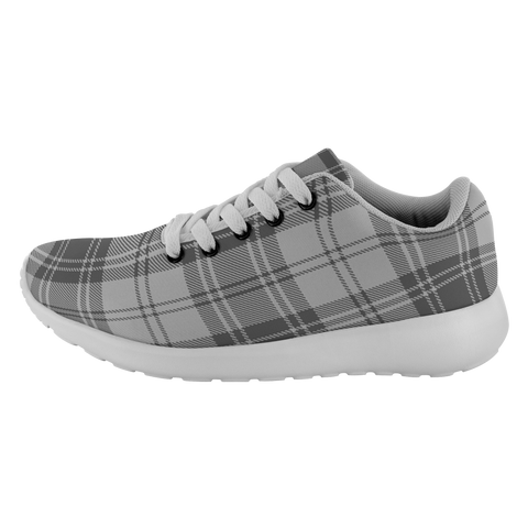 Image of Tartan Sneakers - Glen Grey Scotland | Unisex Tartan Running Shoes | Sneakers Men & Women Tartan Shoes