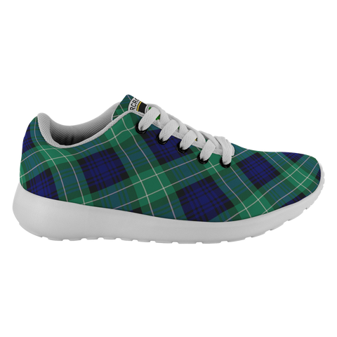 Image of ScottishShop Tartan Sneakers Abercrombie Scotland Running Shoes - shirtskishirt