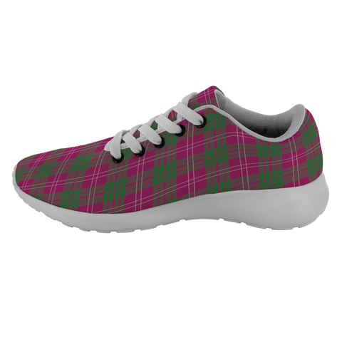 Image of ScottishShop Tartan Sneakers Crawford Scotland Tartan Running Shoes - shirtskishirt