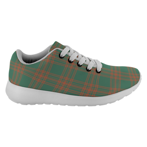 Image of Tartan Sneakers - Menzies Green Ancient Scotland | Unisex Tartan Running Shoes | Sneakers Men & Women Tartan Shoes