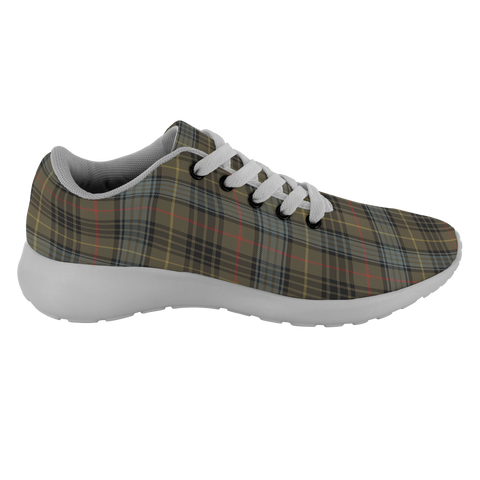 Image of Tartan Sneakers - Stewart Hunting Weathered Scotland | Unisex Tartan Running Shoes | Sneakers Men & Women Tartan Shoes