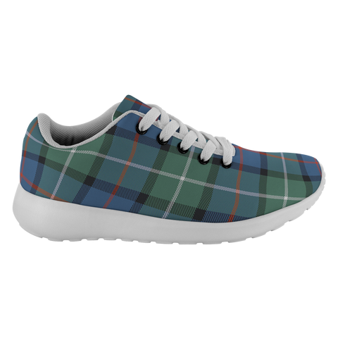 Image of ScottishShop Tartan Sneakers Davidson Of Tulloch Scotland Tartan Running Shoes - shirtskishirt