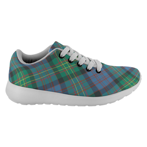 Image of ScottishShop Tartan Sneakers Bowie Ancient Scotland Running Shoes - shirtskishirt