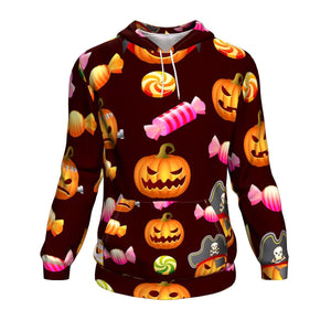 Candy Sweet Halloween Hoodie Over Print - shirtskishirt