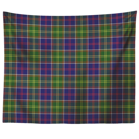 Image of Wall Tapestry Ayrshire Tartan Clan Badge Scottish - shirtskishirt