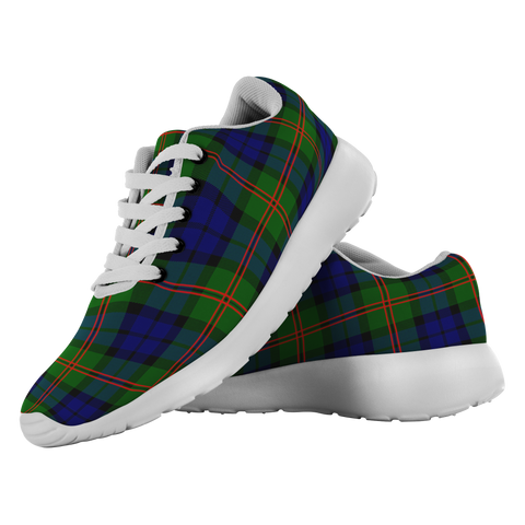 Image of ScottishShop Tartan Sneakers Dundas Scotland Tartan Running Shoes - shirtskishirt