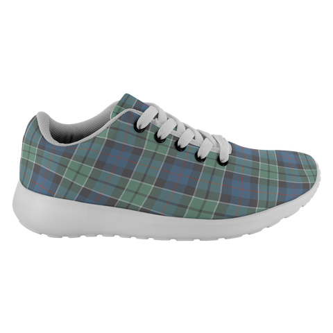 Image of Tartan Sneakers - Leslie Hunting Ancient Scotland | Unisex Tartan Running Shoes | Sneakers Men & Women Tartan Shoes