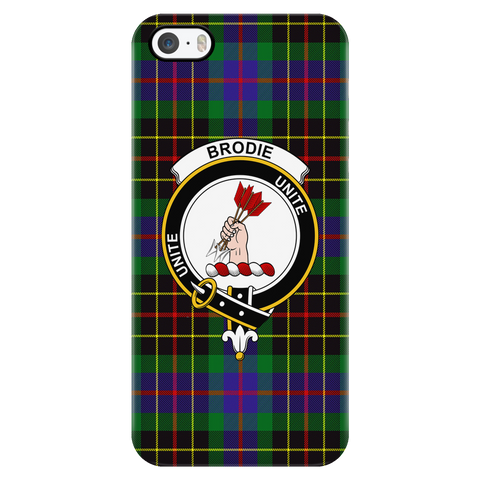 Image of Brodie Hunting Scottish Clan Tartan Phone Case - shirtskishirt