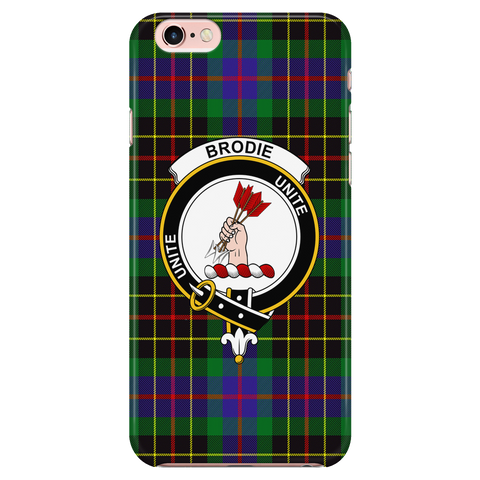 Image of Brodie Hunting Scottish Clan Tartan Phone Case - shirtskishirt