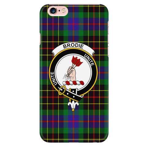 Image of Brodie Hunting Scottish Clan Tartan Phone Case - shirtskishirt