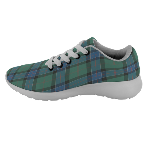 Image of Tartan Sneakers - Sinclair Hunting Ancient Scotland | Unisex Tartan Running Shoes | Sneakers Men & Women Tartan Shoes