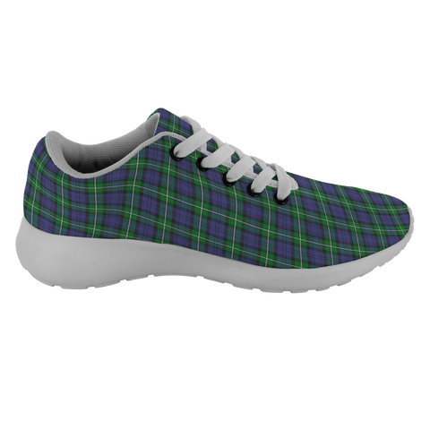 Image of ScottishShop Tartan Sneakers Forbes Scotland Tartan Running Shoes - shirtskishirt