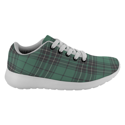 Image of Tartan Sneakers - MacLean Hunting Ancient Scotland | Unisex Tartan Running Shoes | Sneakers Men & Women Tartan Shoes