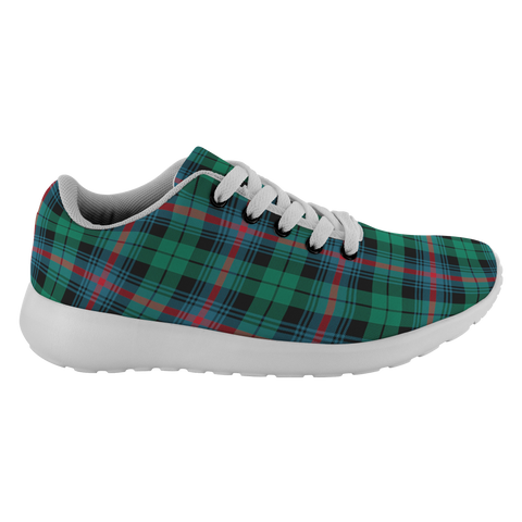 Image of Tartan Sneakers - Urquhart Broad Red Ancient Scotland | Unisex Tartan Running Shoes | Sneakers Men & Women Tartan Shoes