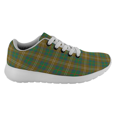 Image of ScottishShop Tartan Sneakers Chisholm Hunting Scotland Tartan Running Shoes - shirtskishirt