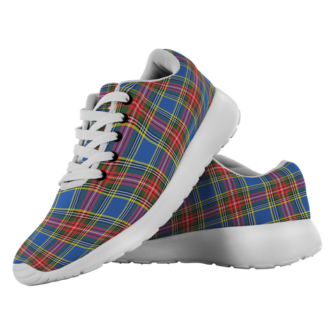 Image of Tartan Sneakers - MacBeth Modern Scotland -  Unisex Tartan Running Shoes -  Sneakers Men & Women Tartan Shoes