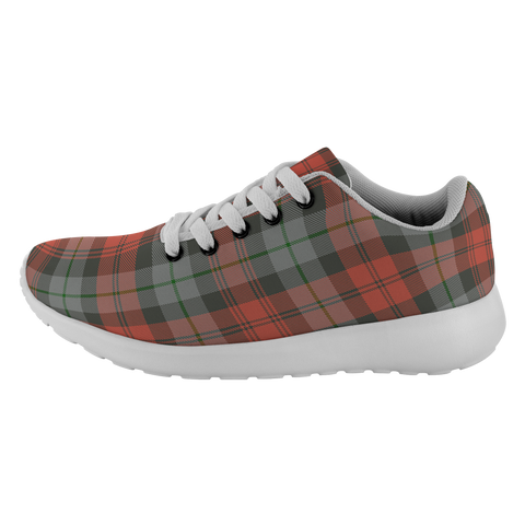 Image of Tartan Sneakers - MacLachlan Weathered Scotland | Unisex Tartan Running Shoes | Sneakers Men & Women Tartan Shoes