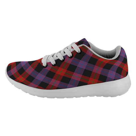 Image of ScottishShop Tartan Sneakers Brown Modern Scotland Running Shoes - shirtskishirt