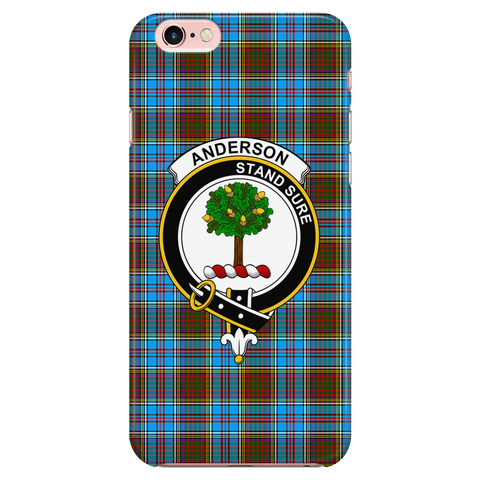 Image of Anderson Scottish Clan Tartan Phone Case - shirtskishirt