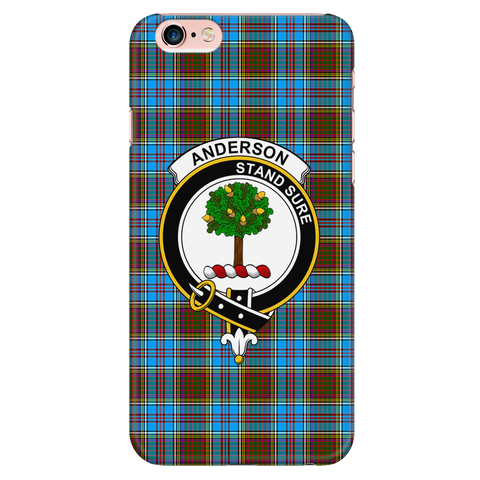 Image of Anderson Scottish Clan Tartan Phone Case - shirtskishirt