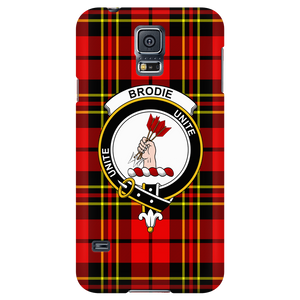 Brodie Modern Scottish Clan Tartan Phone Case - shirtskishirt