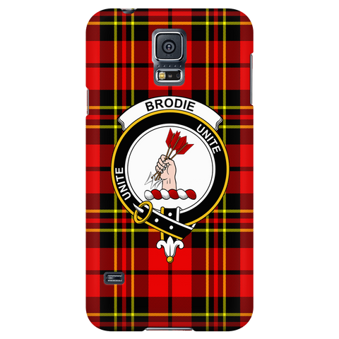 Image of Brodie Modern Scottish Clan Tartan Phone Case - shirtskishirt