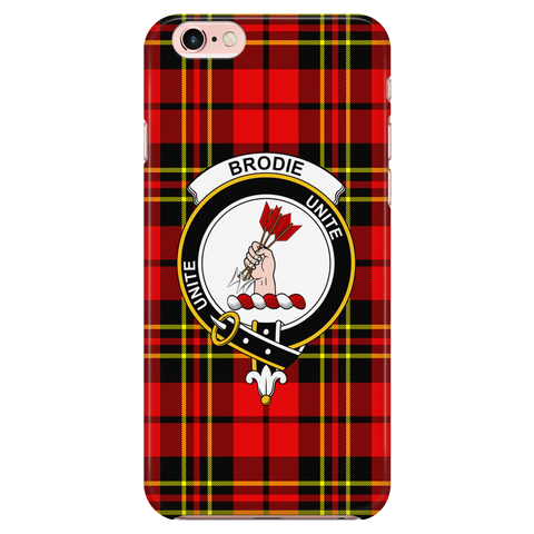 Image of Brodie Modern Scottish Clan Tartan Phone Case - shirtskishirt