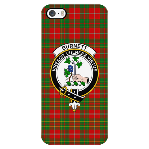 Image of Burnett Scottish Clan Tartan Phone Case - shirtskishirt