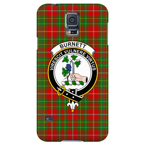 Image of Burnett Scottish Clan Tartan Phone Case - shirtskishirt