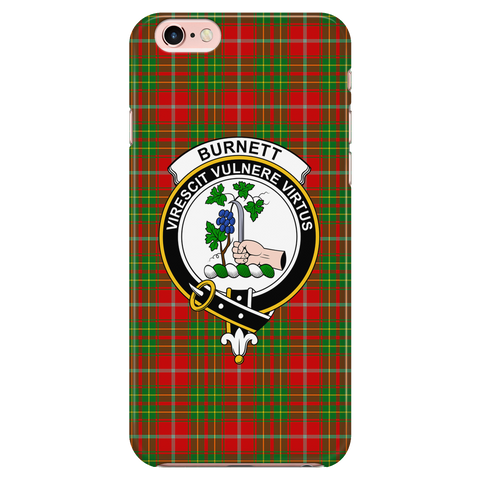 Image of Burnett Scottish Clan Tartan Phone Case - shirtskishirt