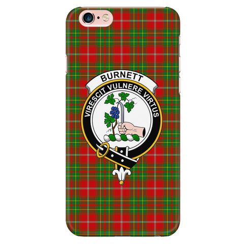 Image of Burnett Scottish Clan Tartan Phone Case - shirtskishirt