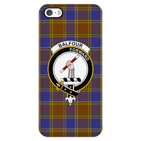 Image of Balfour Modern Scottish Clan Tartan Phone Case - shirtskishirt