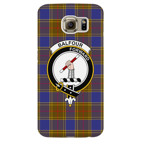 Image of Balfour Modern Scottish Clan Tartan Phone Case - shirtskishirt