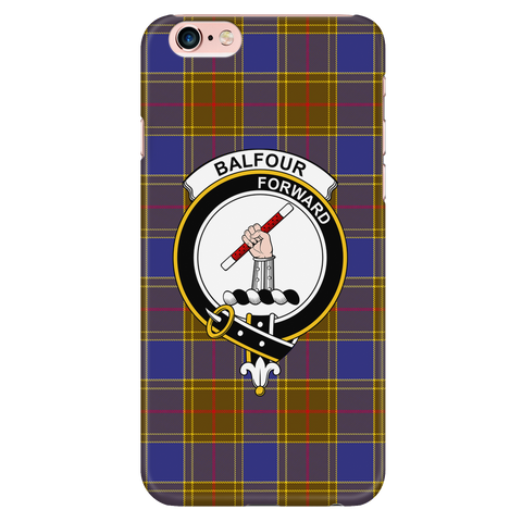 Image of Balfour Modern Scottish Clan Tartan Phone Case - shirtskishirt