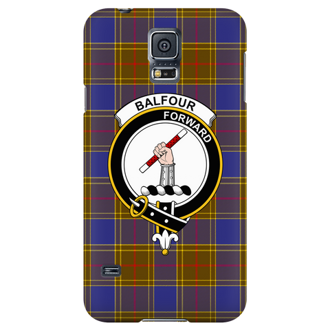 Image of Balfour Modern Scottish Clan Tartan Phone Case - shirtskishirt