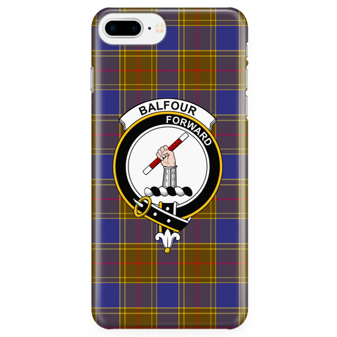 Image of Balfour Modern Scottish Clan Tartan Phone Case - shirtskishirt