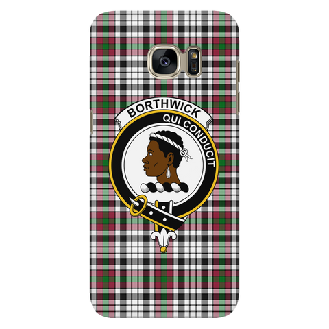 Image of Borthwick Scottish Clan Tartan Phone Case - shirtskishirt