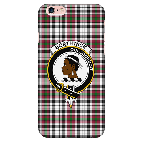 Image of Borthwick Scottish Clan Tartan Phone Case - shirtskishirt