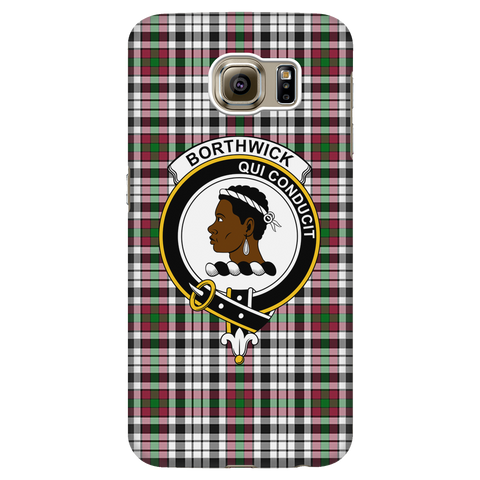 Image of Borthwick Scottish Clan Tartan Phone Case - shirtskishirt