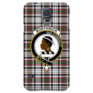 Borthwick Scottish Clan Tartan Phone Case - shirtskishirt