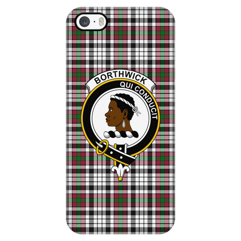 Image of Borthwick Scottish Clan Tartan Phone Case - shirtskishirt