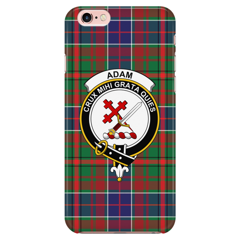 Image of Adam Ancient Scottish Clan Tartan Phone Case - shirtskishirt